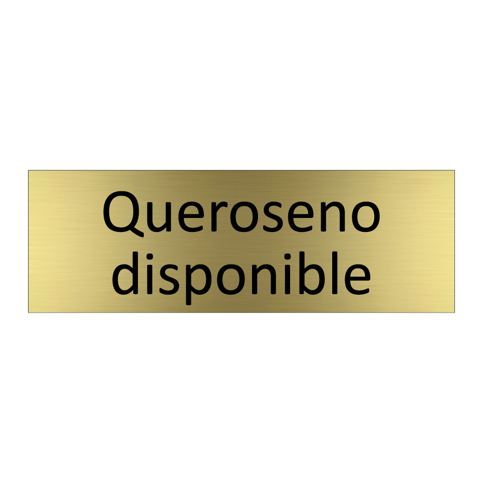 Queroseno disponible