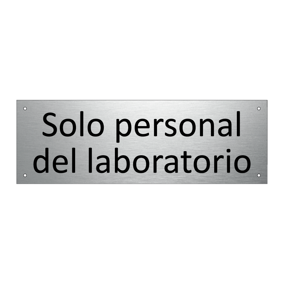 Solo personal del laboratorio