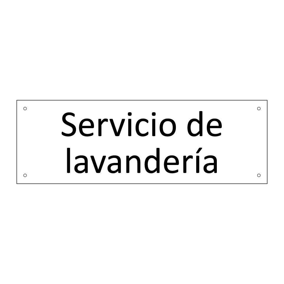 Servicio de lavandería