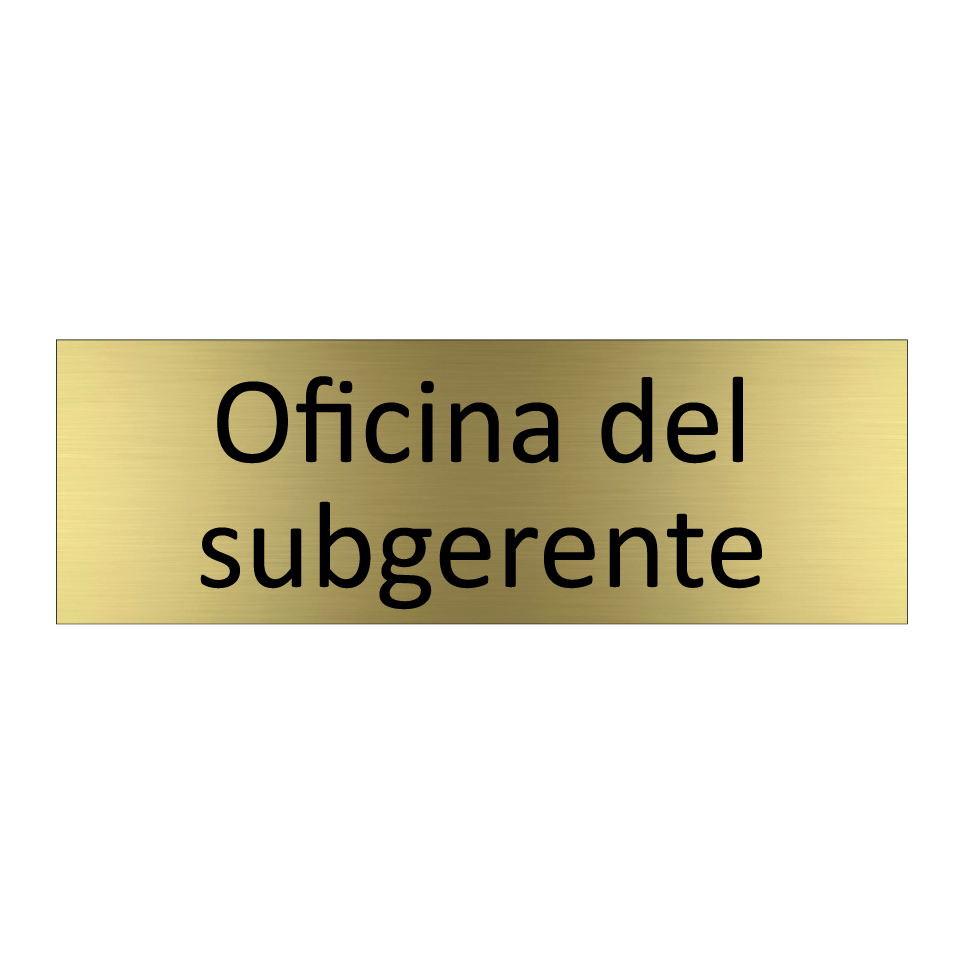 Oficina del subgerente
