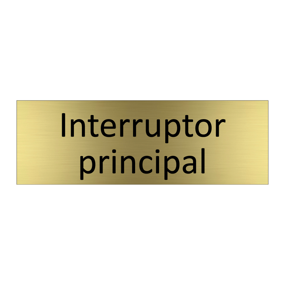 Interruptor principal