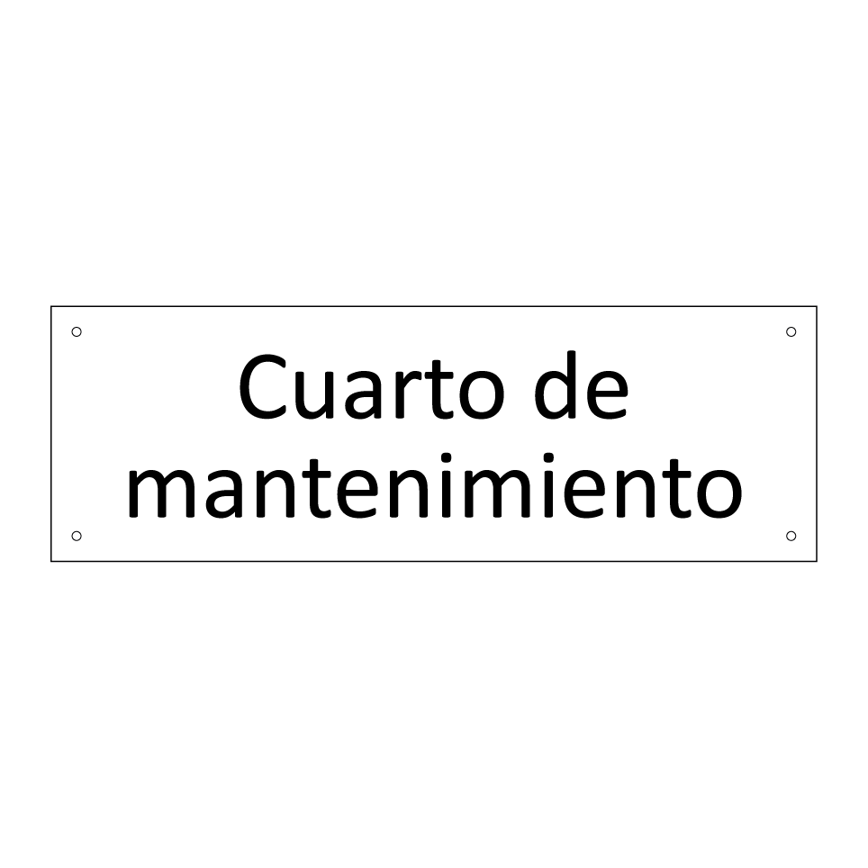 Cuarto de mantenimiento