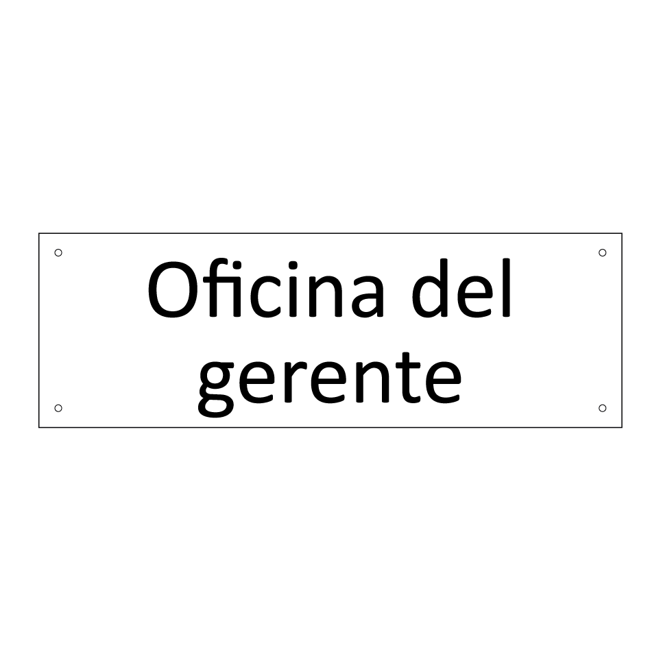 Oficina del gerente