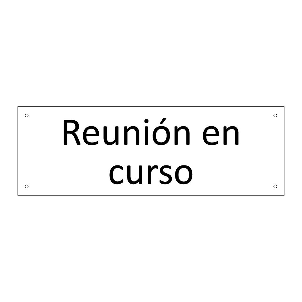 Reunión en curso