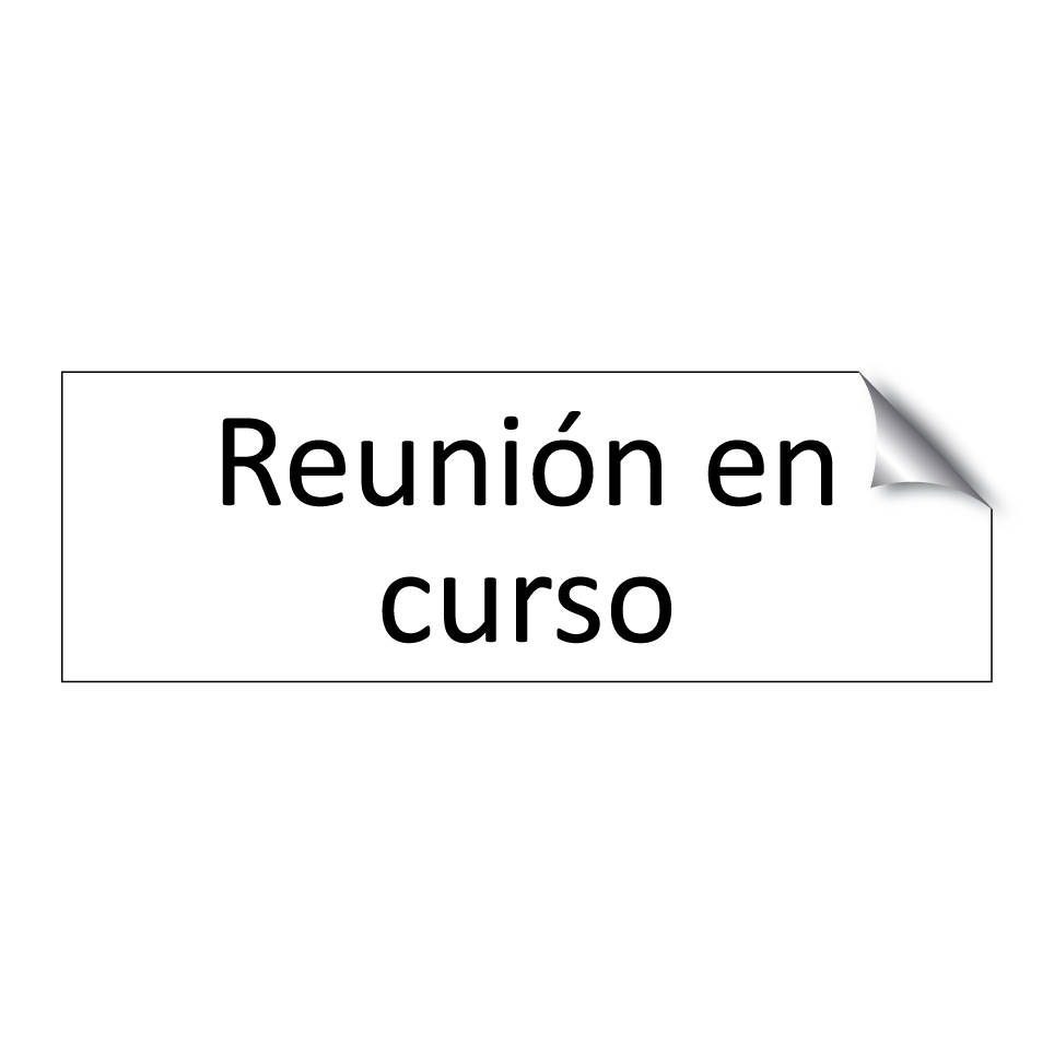 Reunión en curso