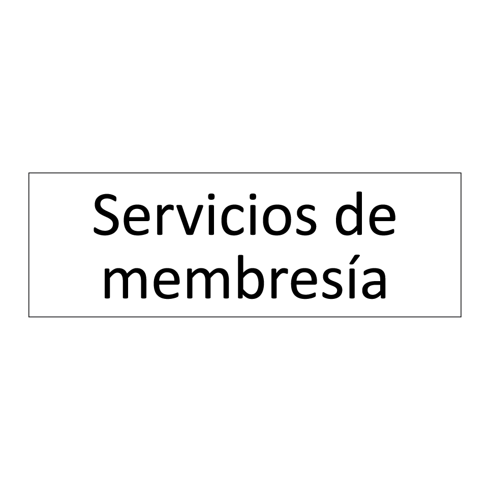 Servicios de membresía