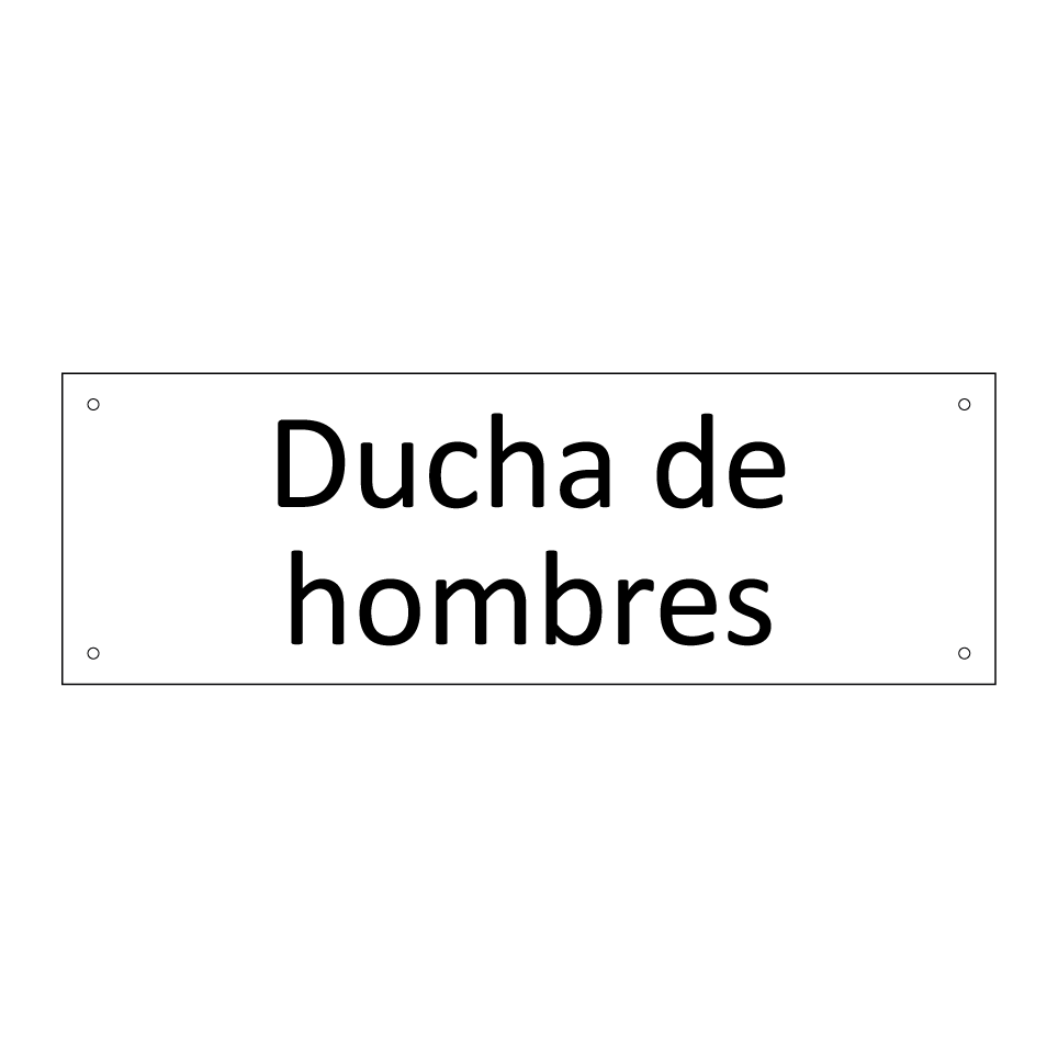 Ducha de hombres