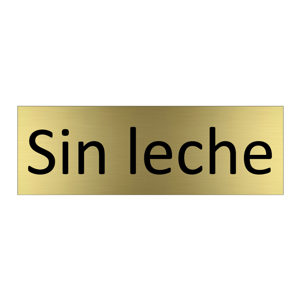 Sin leche