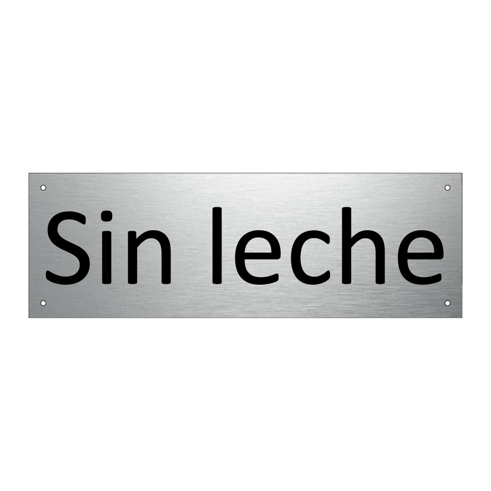 Sin leche