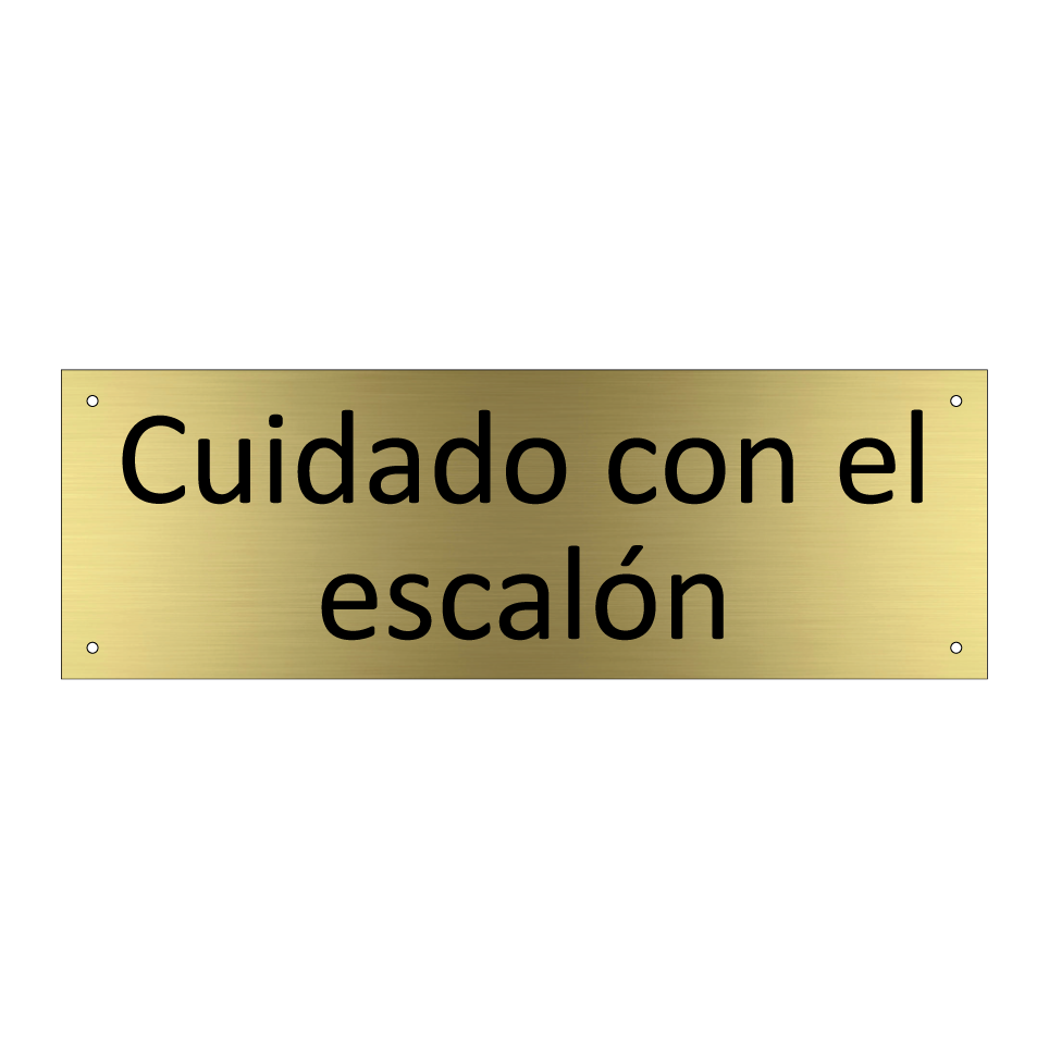 Cuidado con el escalón