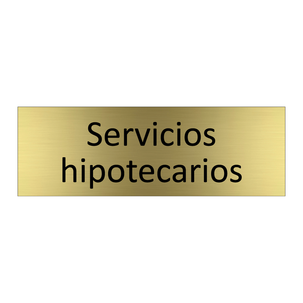 Servicios hipotecarios