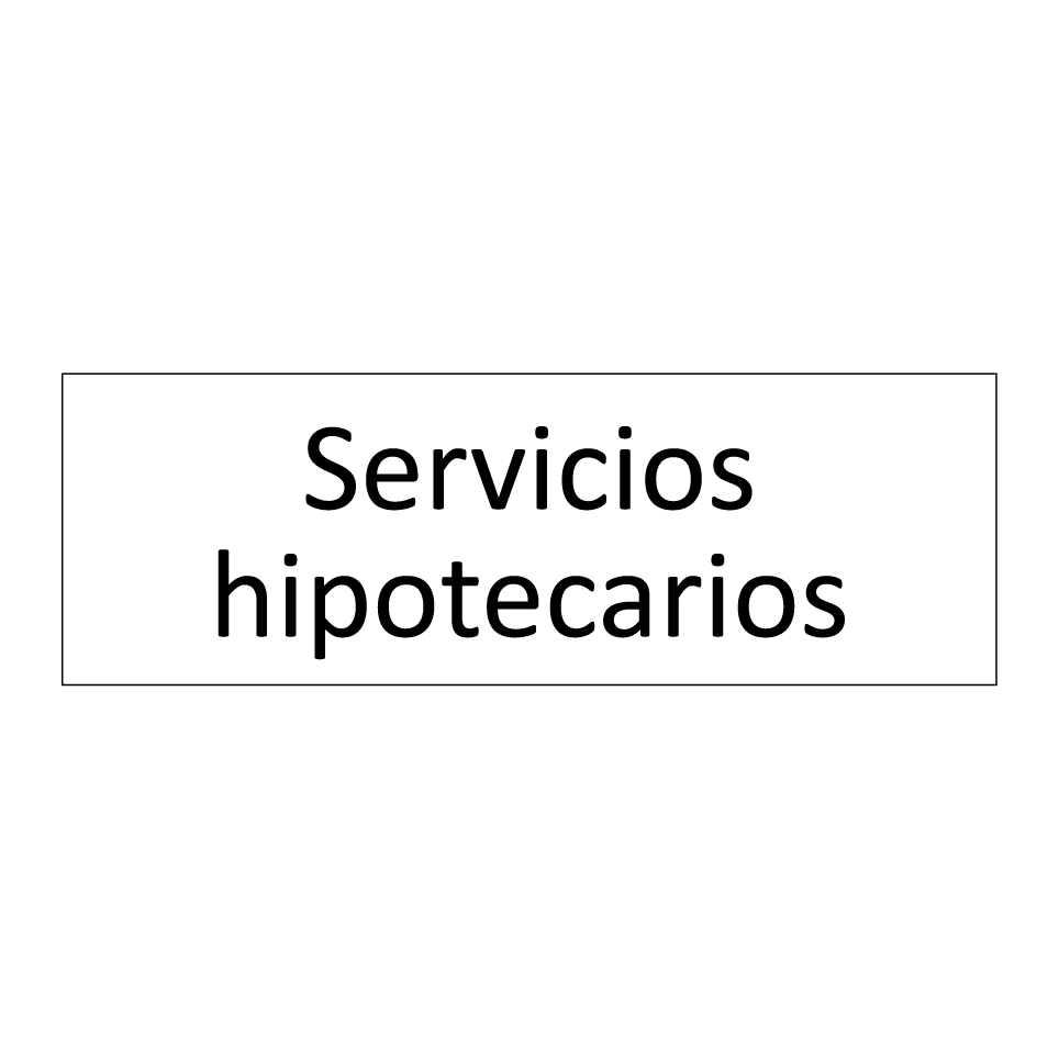 Servicios hipotecarios