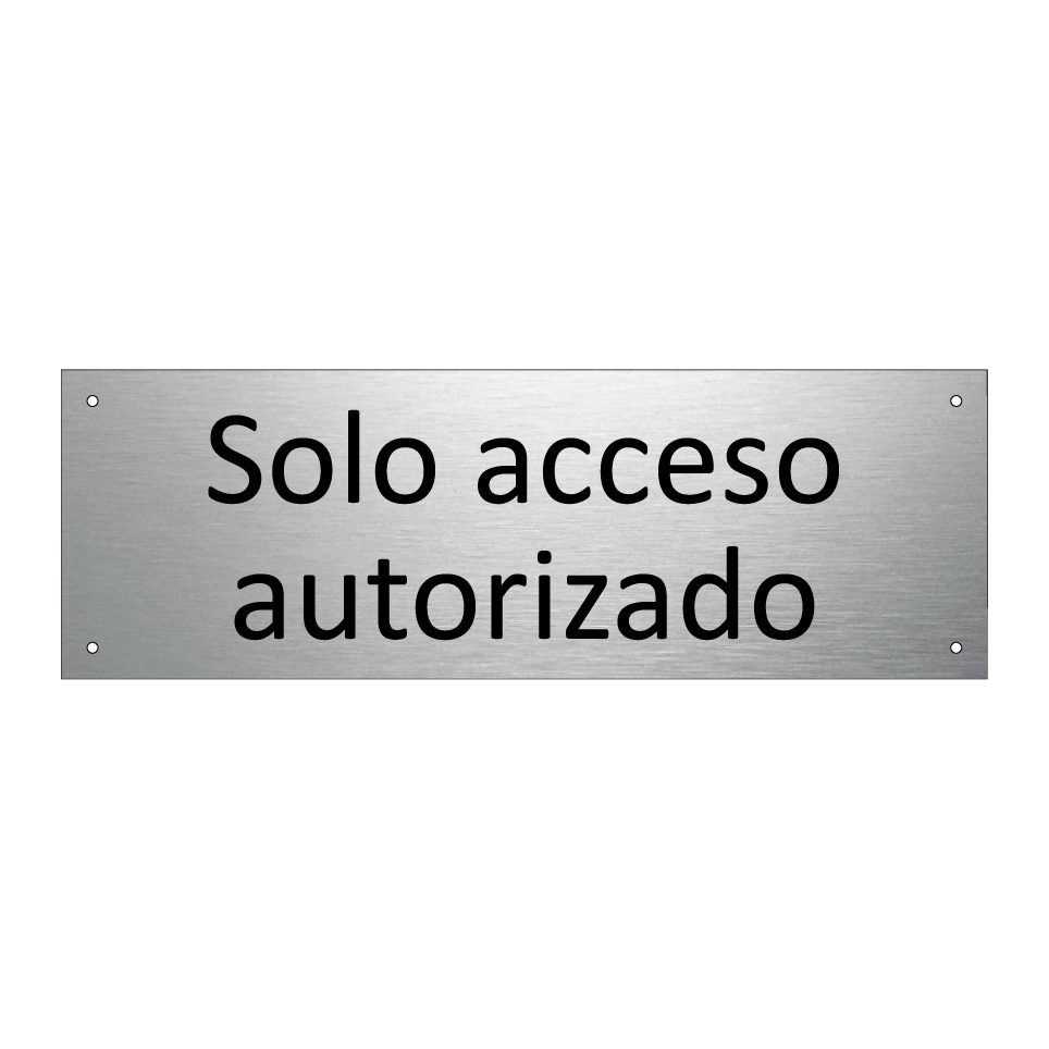 Solo acceso autorizado