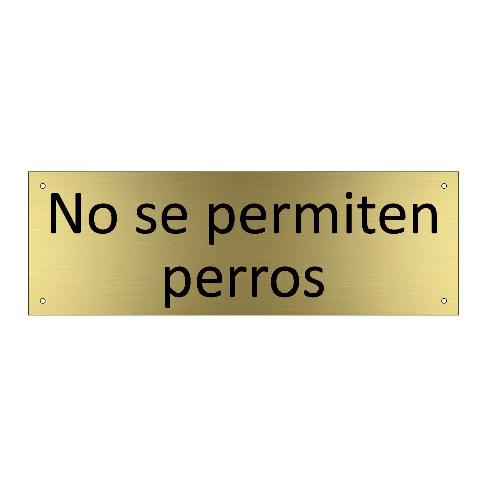 No se permiten perros