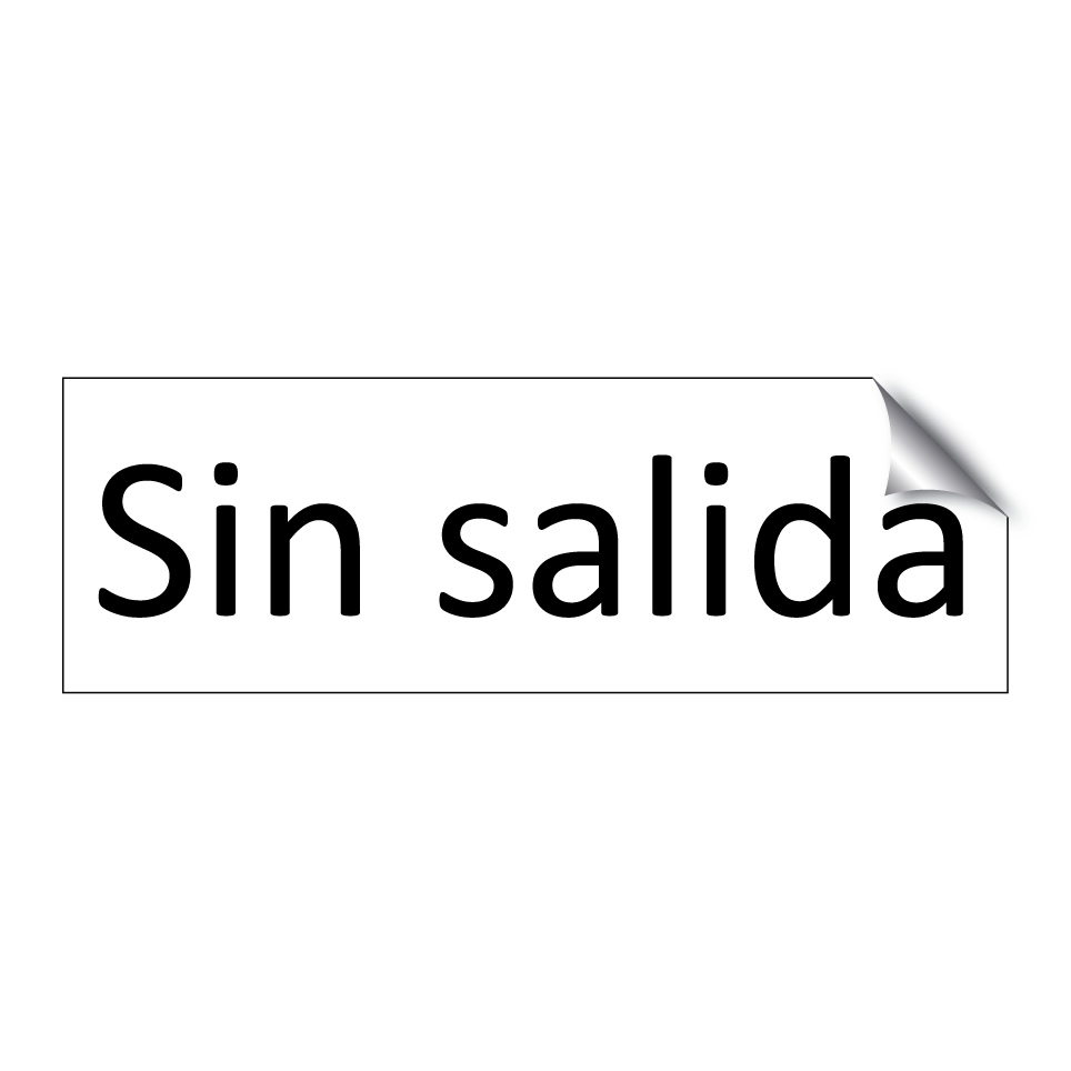 Sin salida