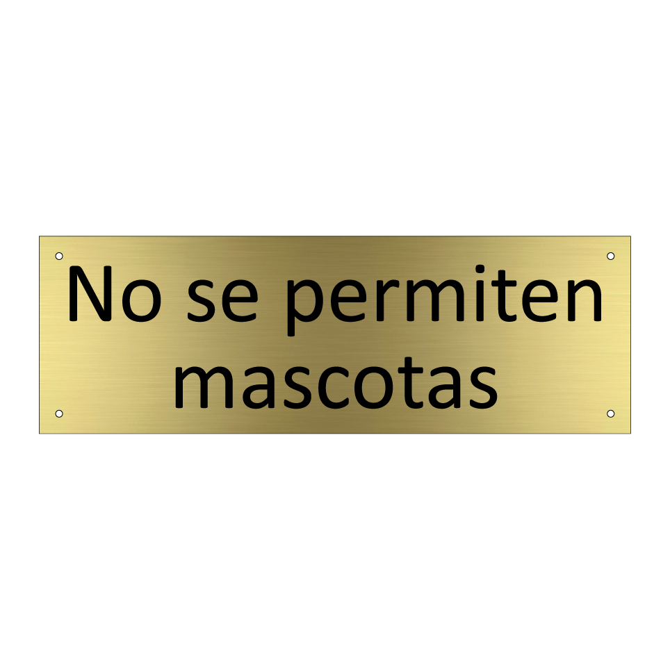 No se permiten mascotas