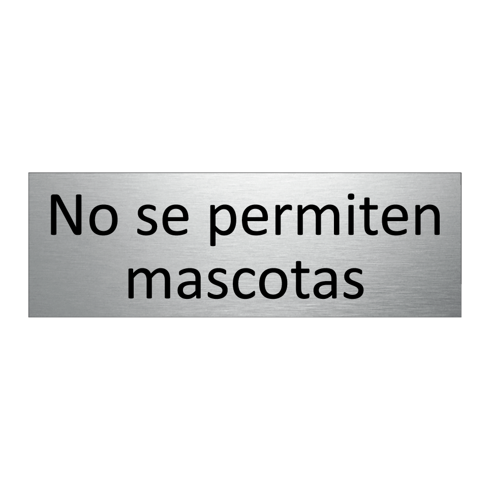 No se permiten mascotas
