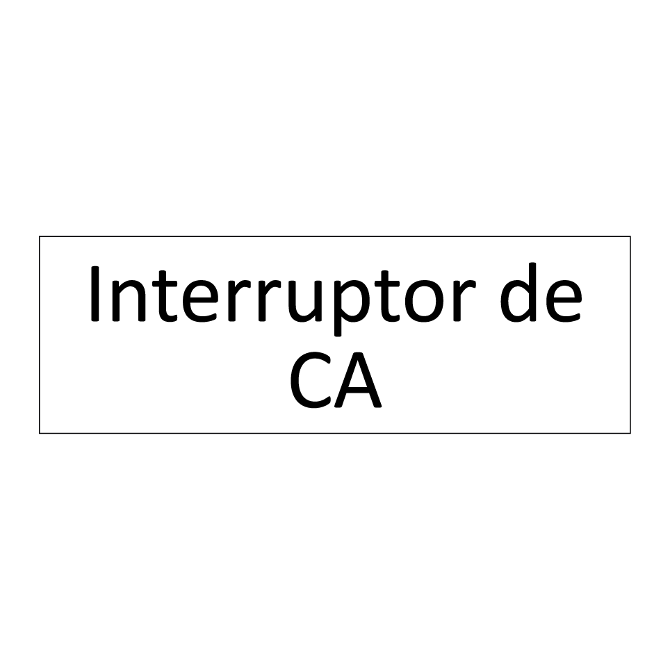 Interruptor de CA