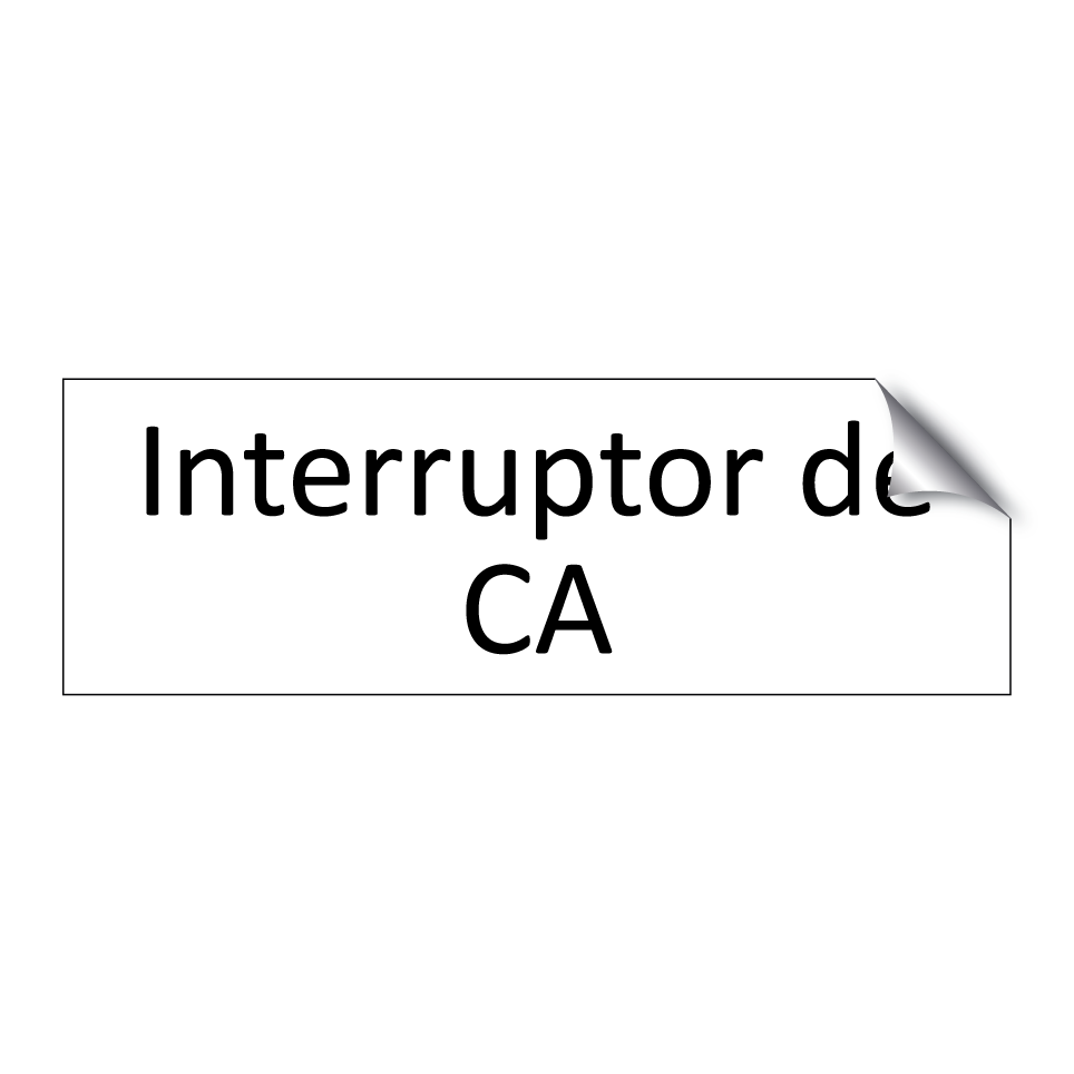 Interruptor de CA
