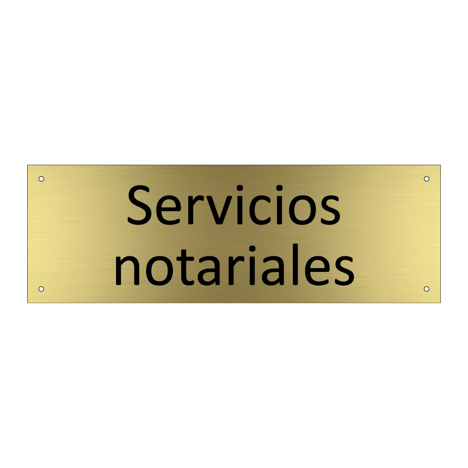 Servicios notariales