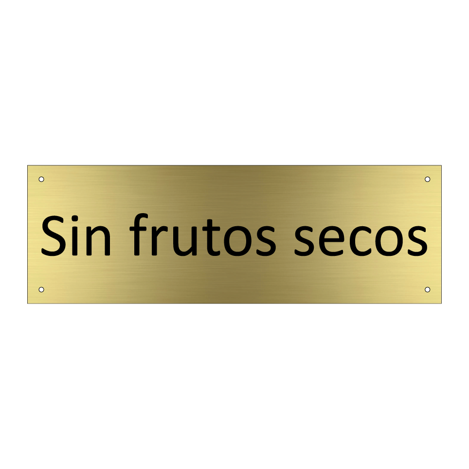 Sin frutos secos