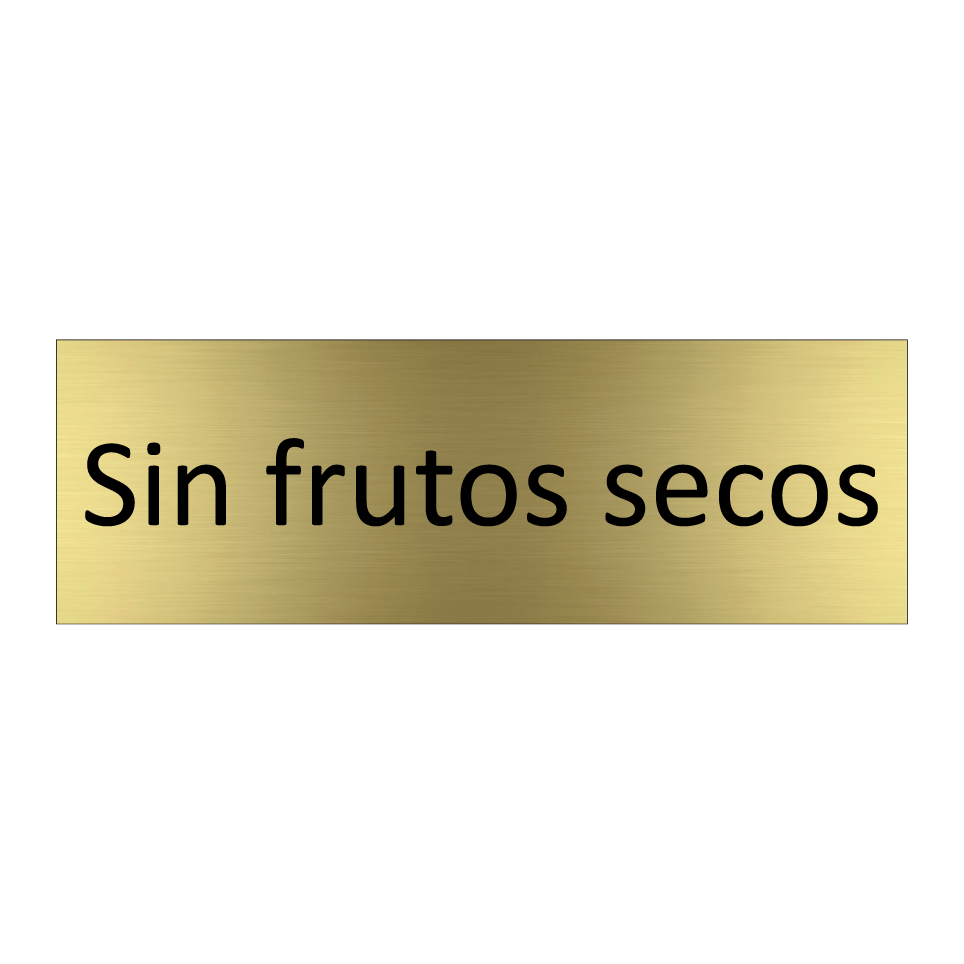 Sin frutos secos