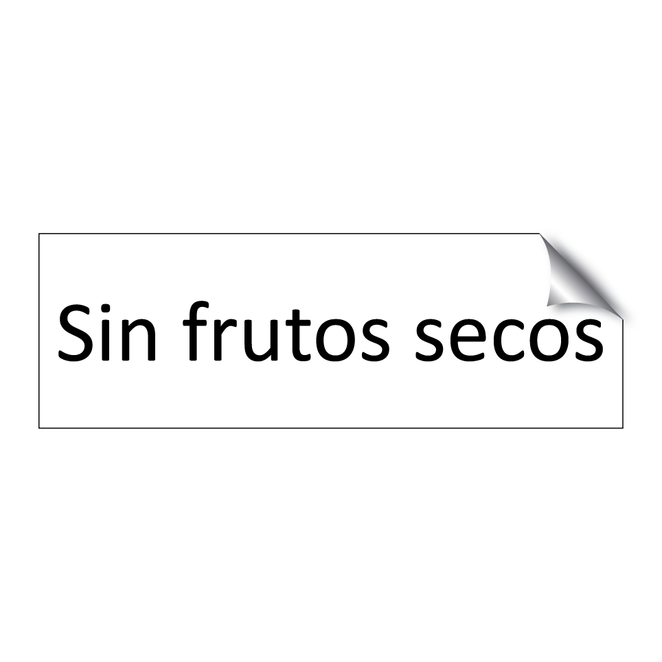 Sin frutos secos