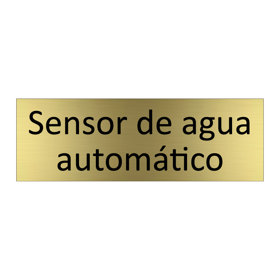 Sensor de agua automático