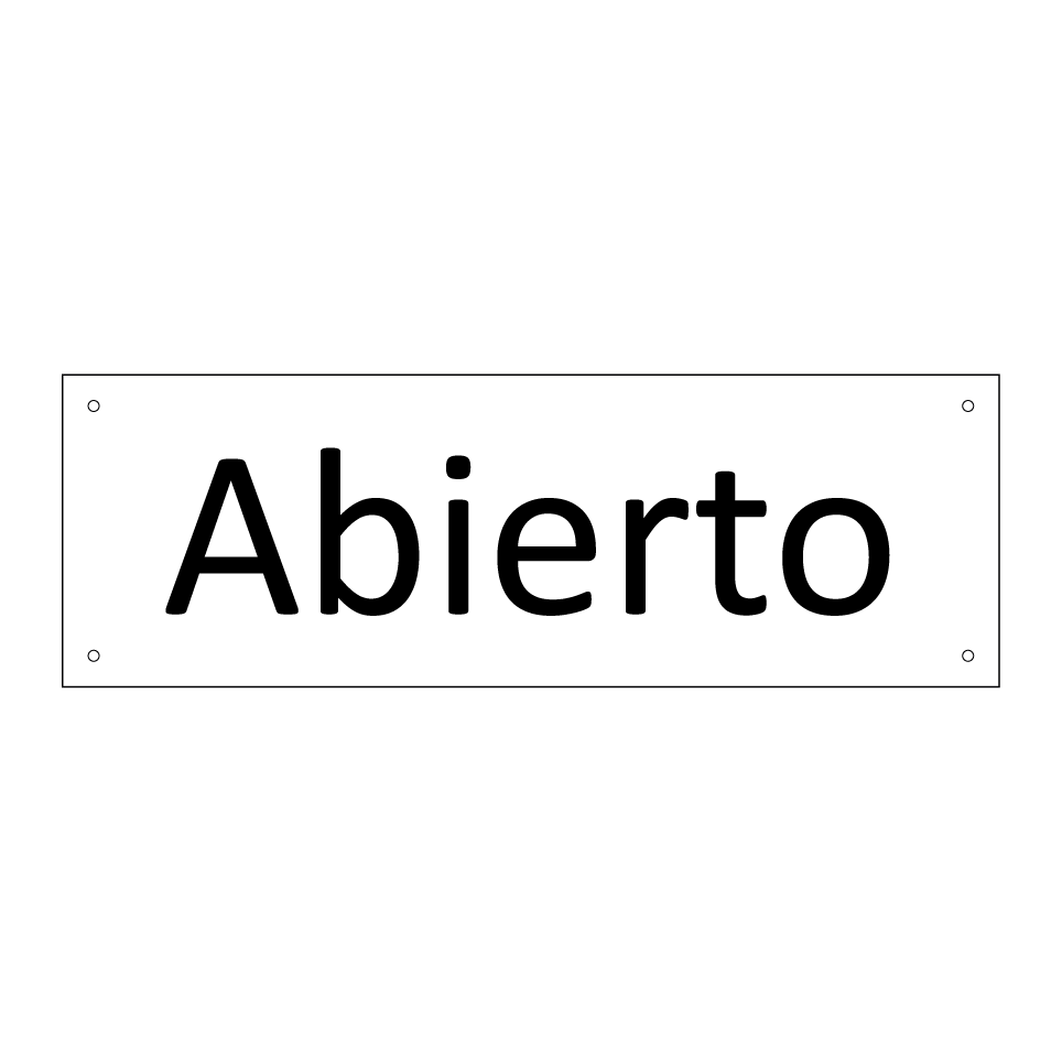 Abierto
