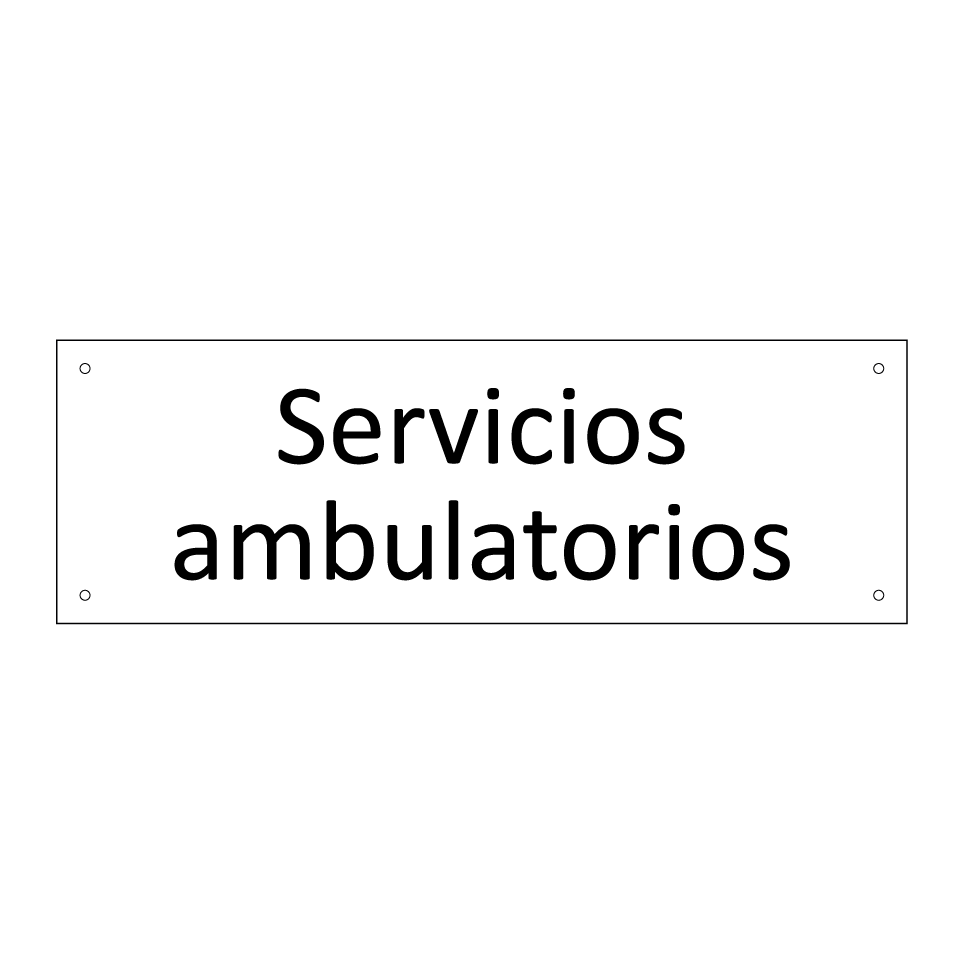 Servicios ambulatorios
