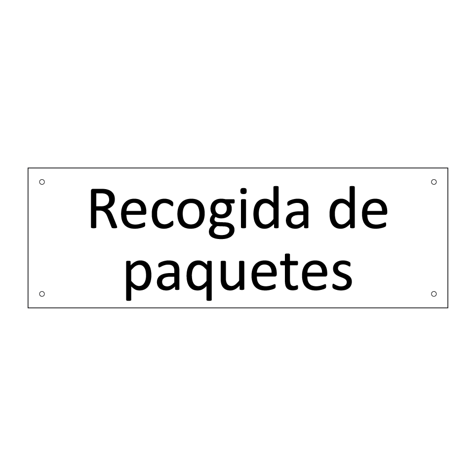 Recogida de paquetes