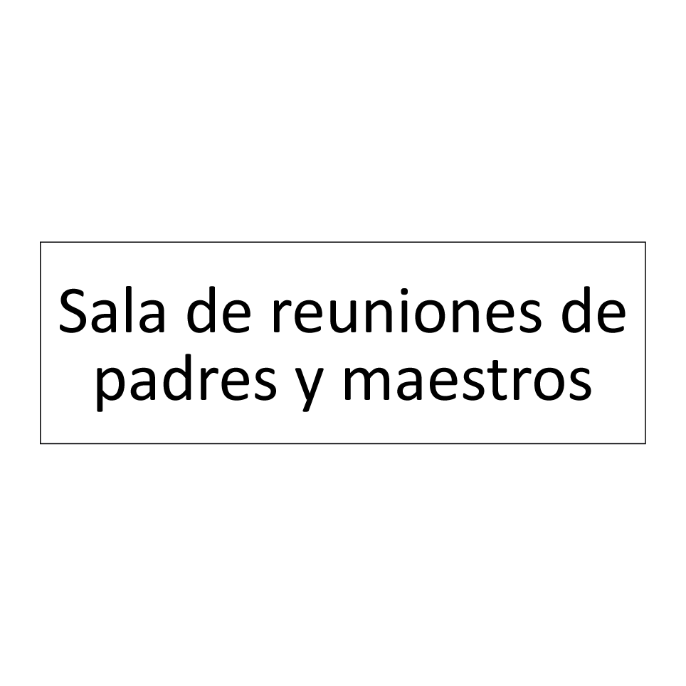 Sala de reuniones de padres y maestros