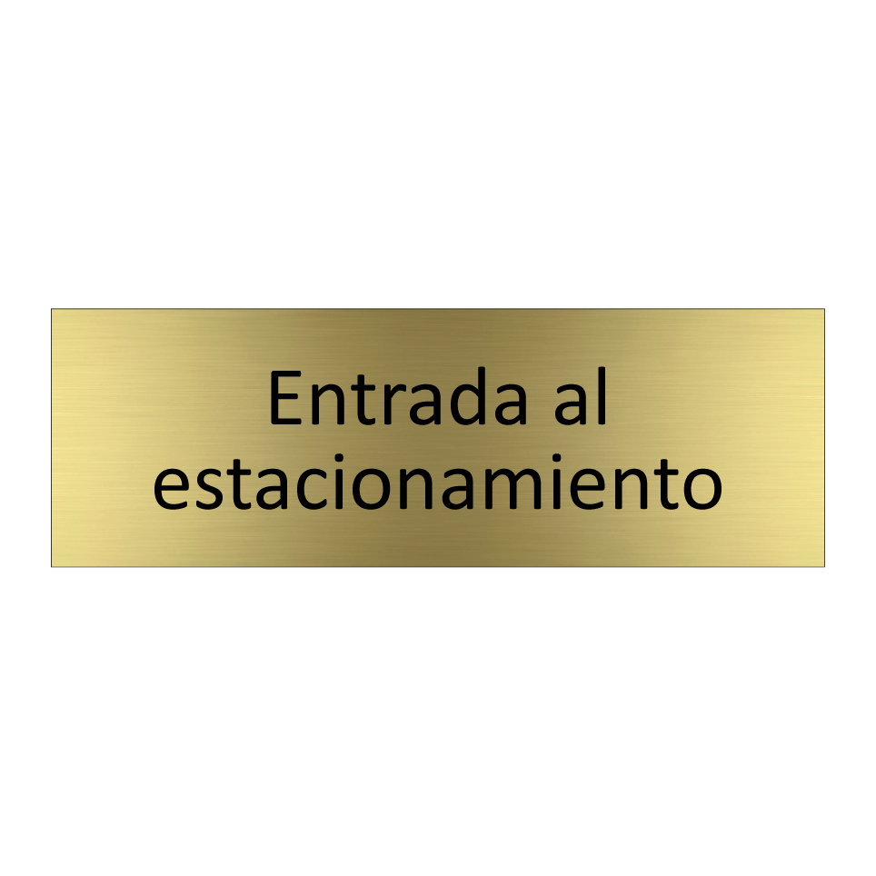 Entrada al estacionamiento