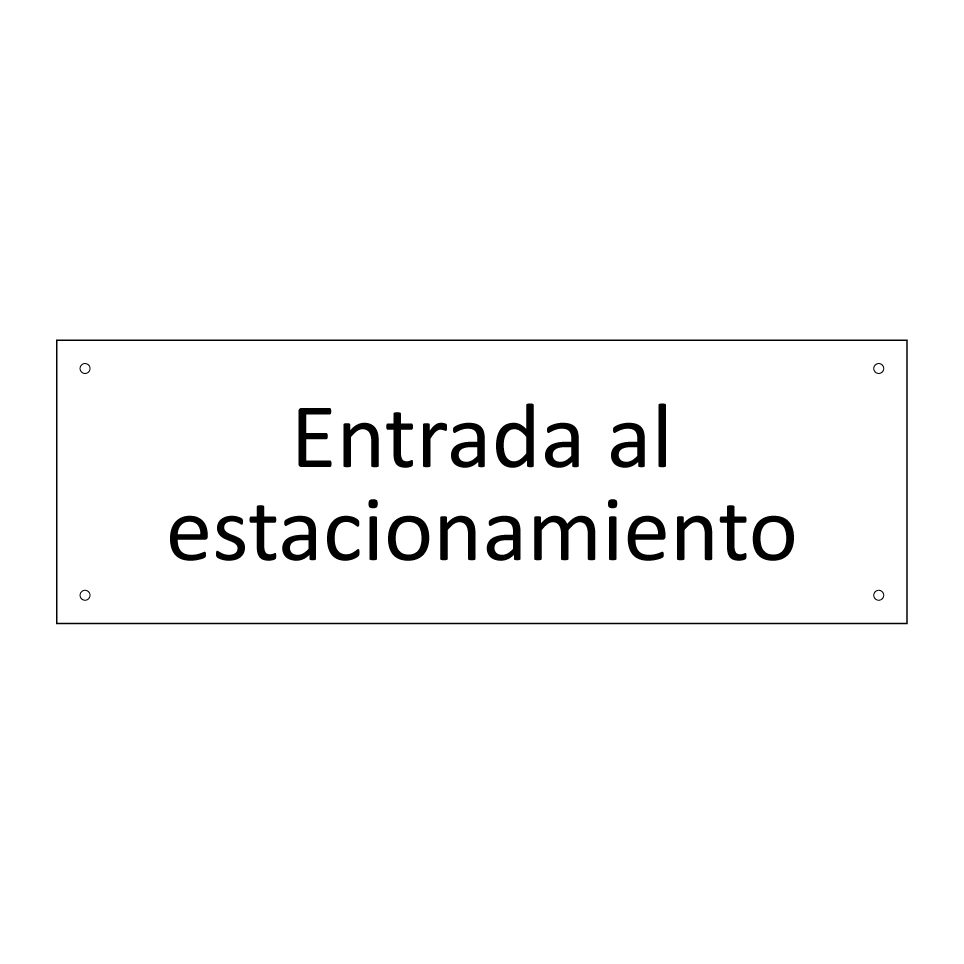 Entrada al estacionamiento