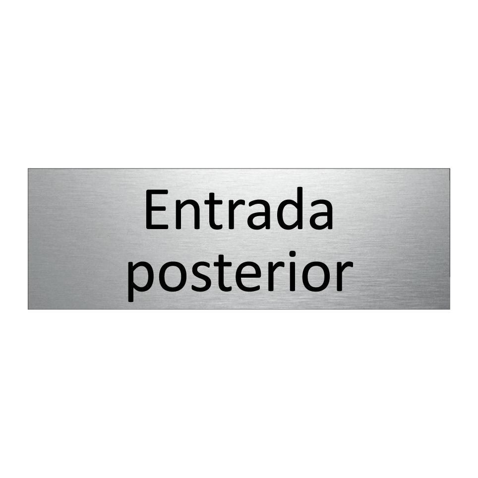 Entrada posterior
