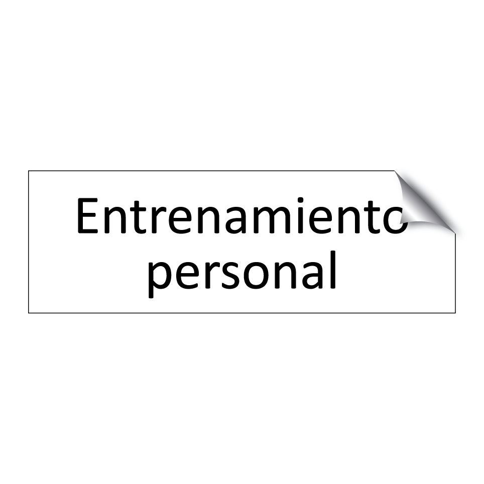 Entrenamiento personal