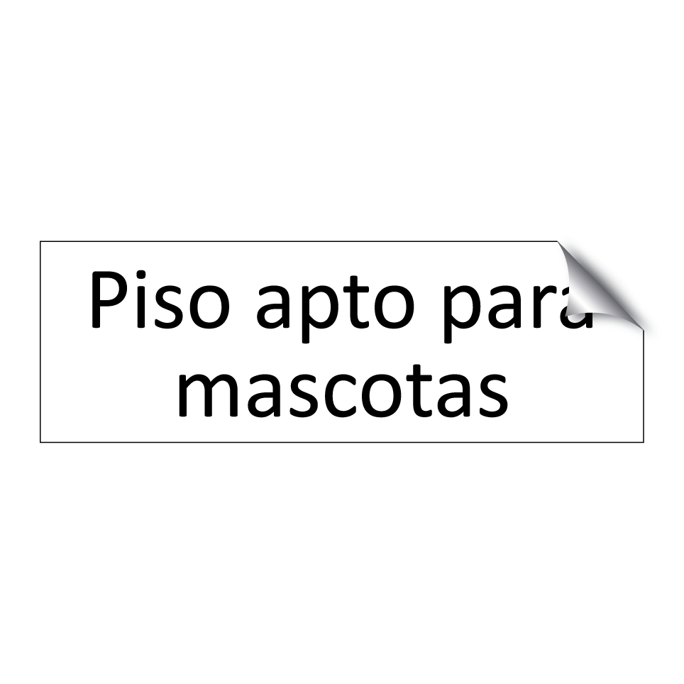 Piso apto para mascotas