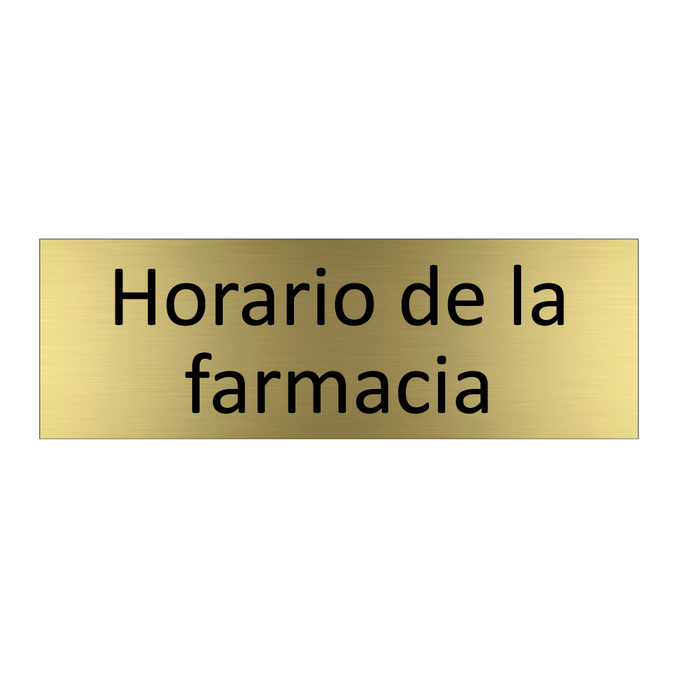 Horario de la farmacia