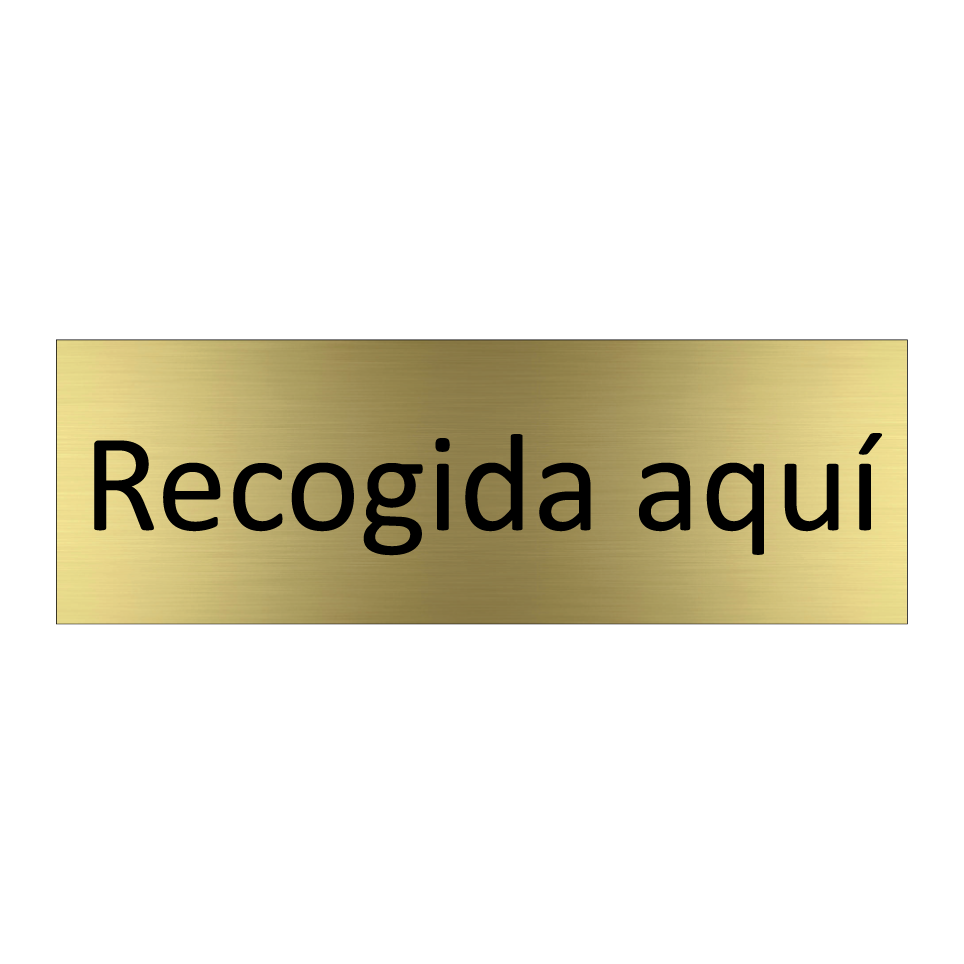 Recogida aquí