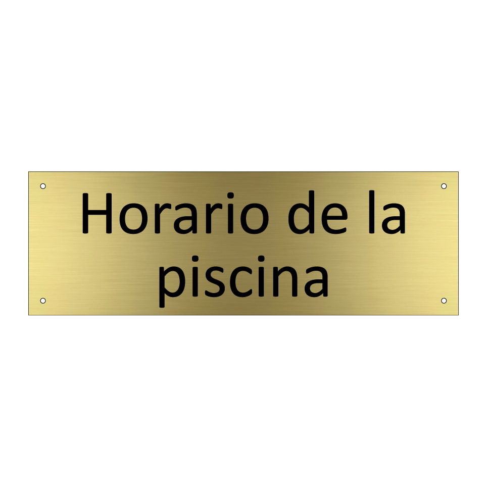 Horario de la piscina