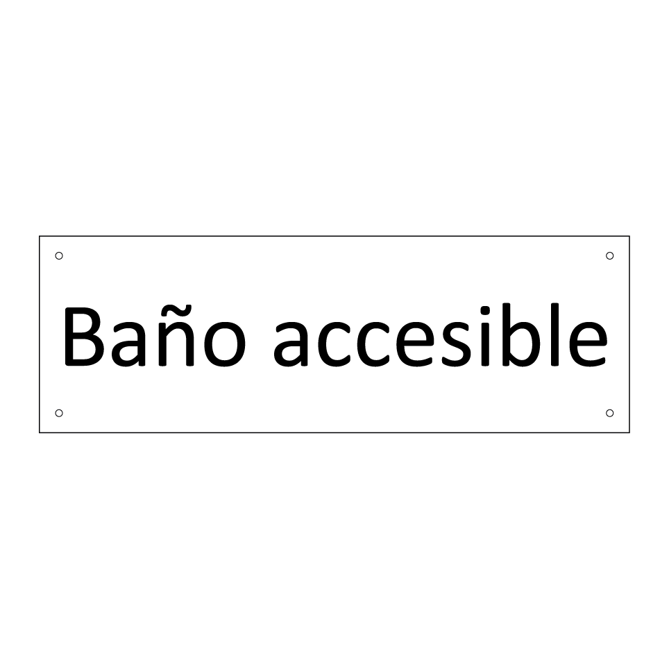 Baño accesible