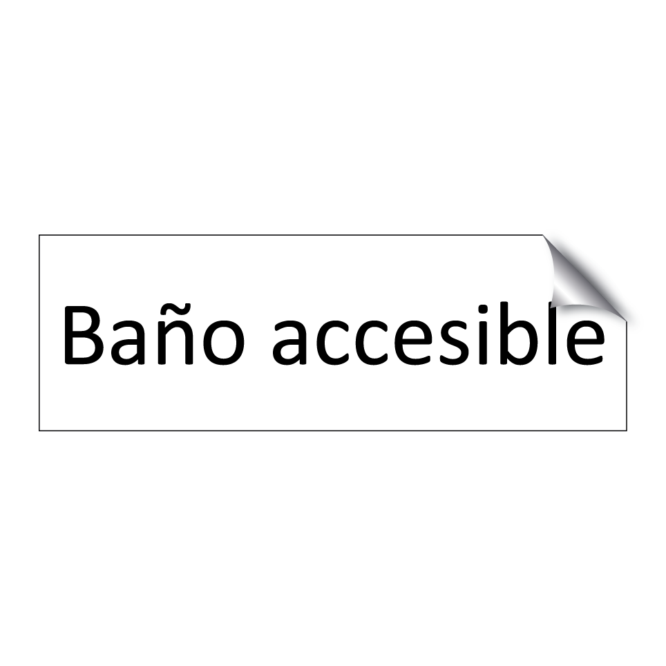 Baño accesible