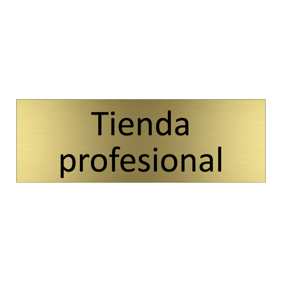 Tienda profesional