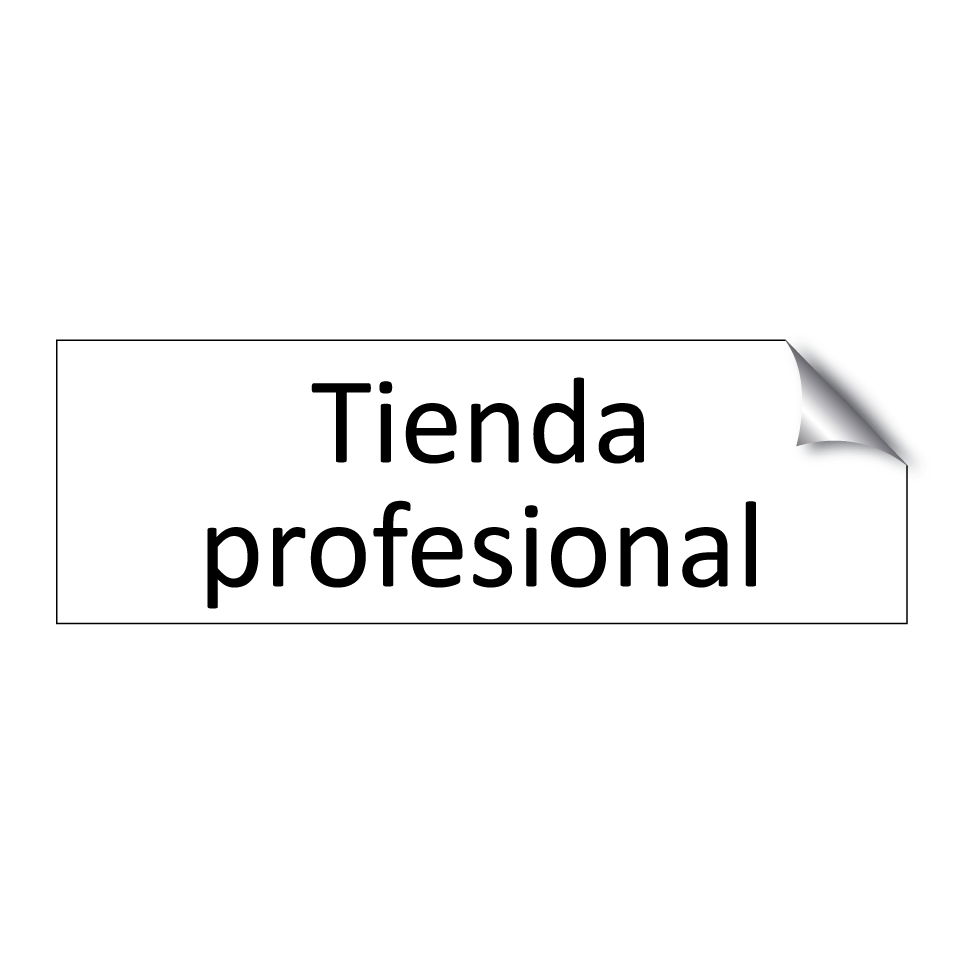 Tienda profesional