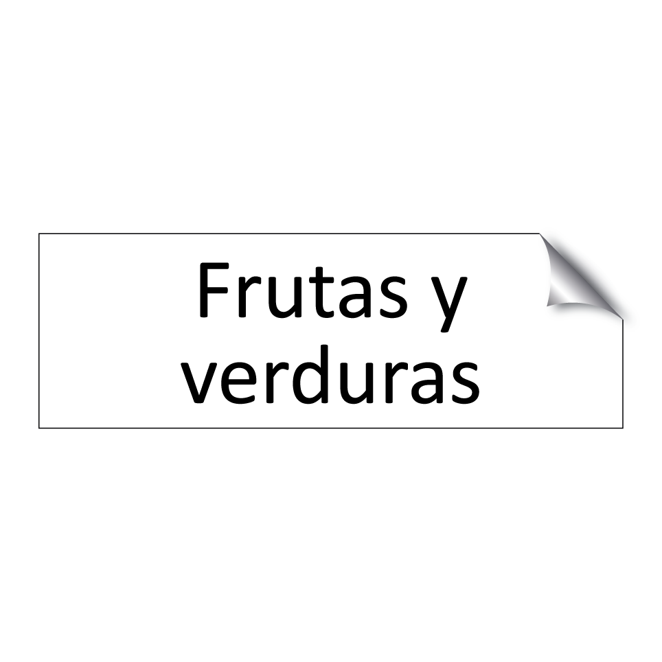 Frutas y verduras