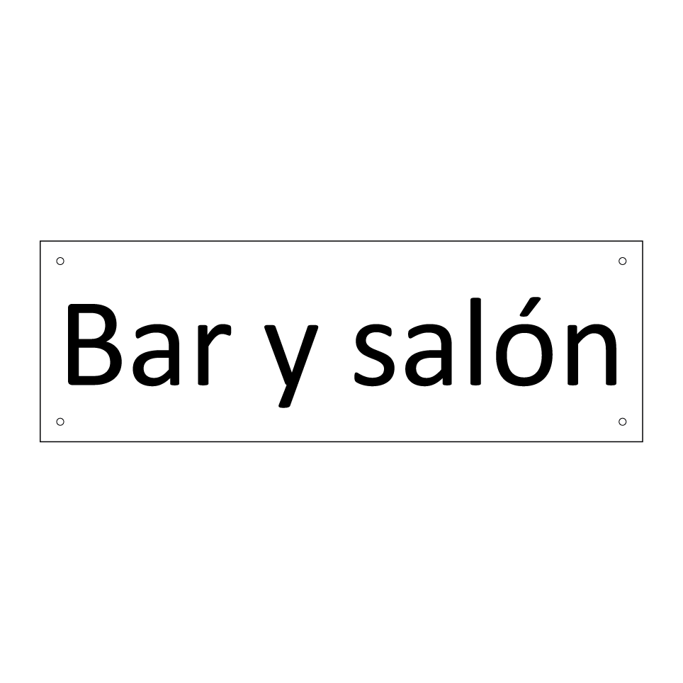 Bar y salón