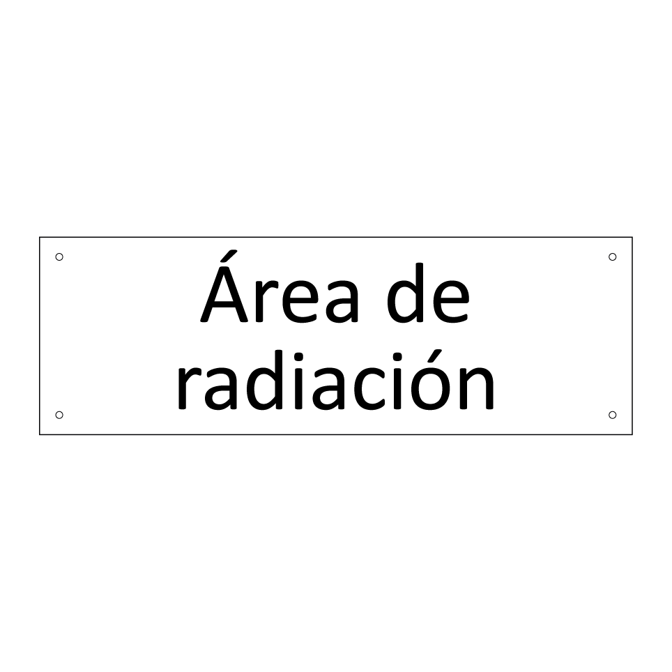 Área de radiación