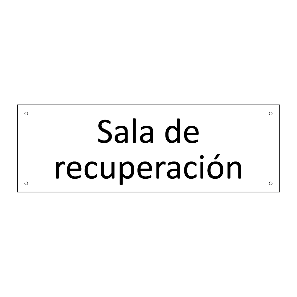 Sala de recuperación