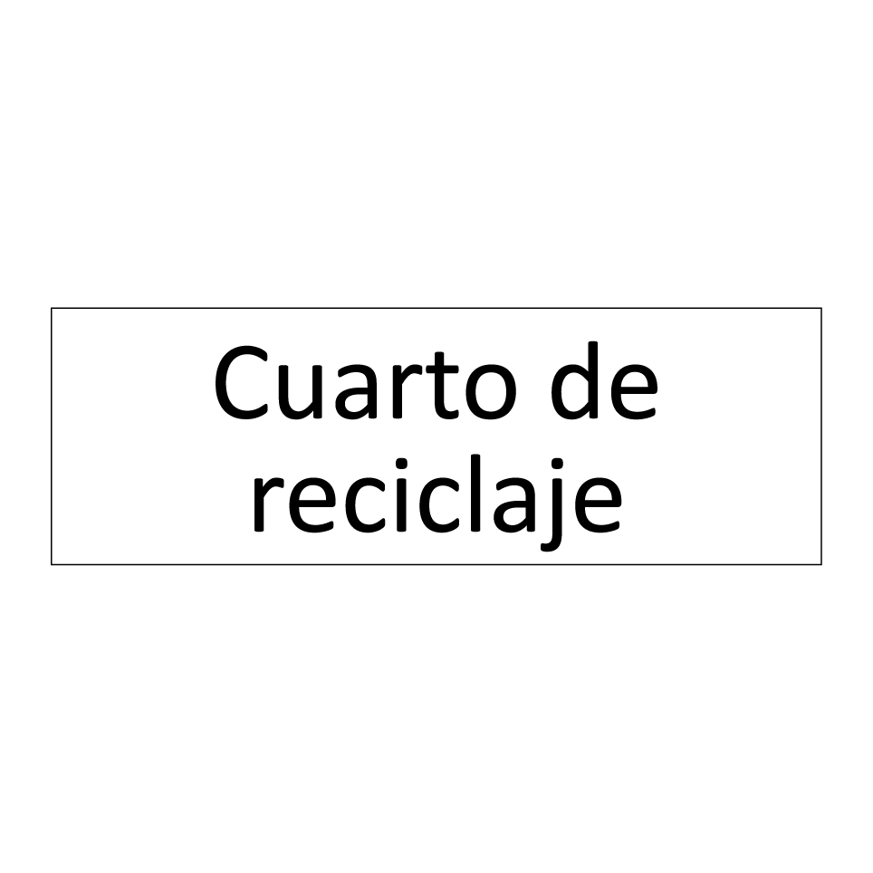 Cuarto de reciclaje