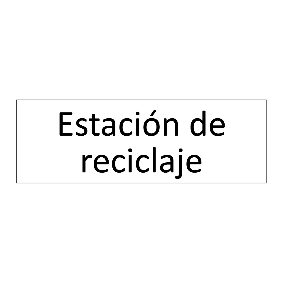 Estación de reciclaje